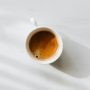读者「一只温水杯」的头像，桌面上放着一个白色马克杯的静物照